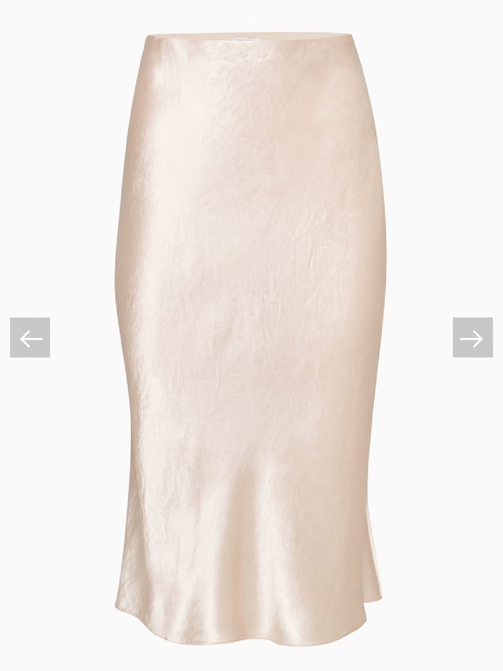 Aritzia Babaton SLIP MIDI SKIRT pink